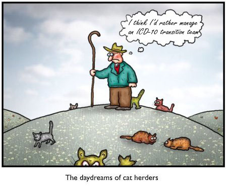 ICD-10 Transition Like Herding Cats