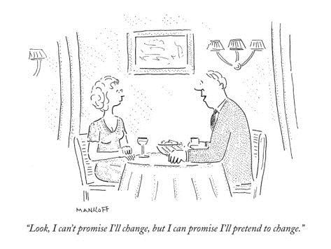 robert mankoff look i can t promise i ll change but i can promise i ll pretend to chan new yorker cartoon resized 600
